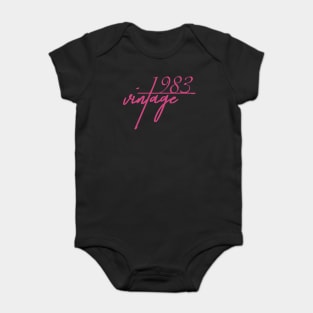 1983 Vintage. 37th Birthday Cool Gift Idea Baby Bodysuit